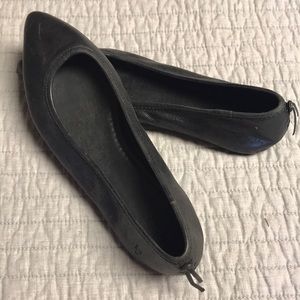 Frye flats black leather